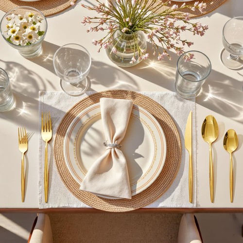 Silverware Set, 60-Piece Flatware Set Cutlery Set Premium 18/10 Stainless Ste... - Picture 9 of 9