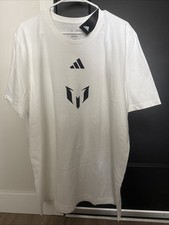 Adidas Lionel Messi Miami T-Shirt White Men’s Size XL Soccer Futbol Tee NWT