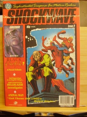 SHOCKWAVE ISSUE # 2 BLACK ORCHID  HELLBLAZER  DC COMICS 1991  UK LONDON EDITIONS