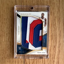 Panini Immaculate Collection 2022-23 Adem Bona Team Logo Rookie /25 76ers