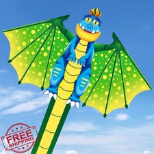 TCVENTS Beginner Kites for Kids Ages 3-12 Easy Fly Handle String