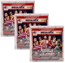 2025-26 Panini Contenders Euro League Basketball Hobby Mega Box Lot of 3 In Hand