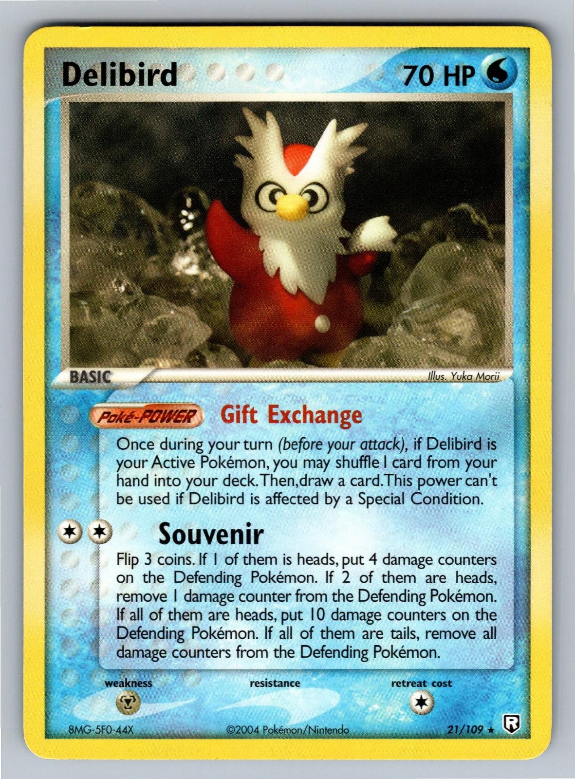 Delibird 21/109 Rare Team Rocket Returns Pokemon Near Mint