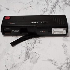 Vintage Vivitar 110EF Pocket Camera Flash Works Film Untested
