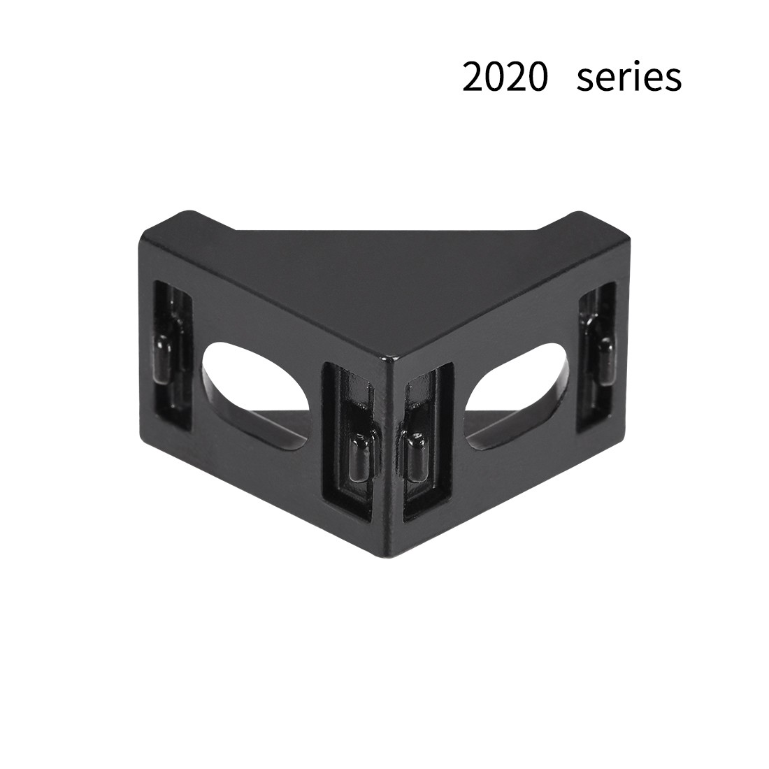 25Pcs 2080 Corner Bracket for 2020 Series Aluminum Extrusion Profile Black