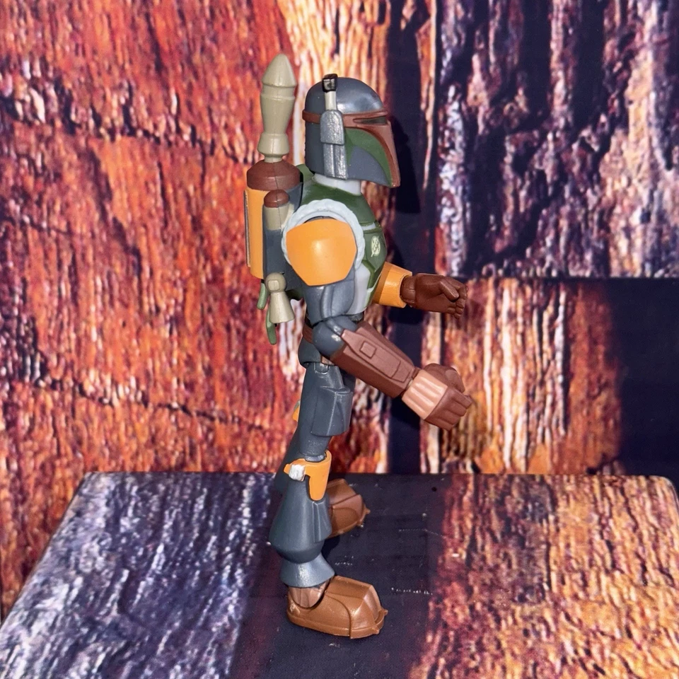 The Disney Store London Exclusive Star Wars ToyBox BOBA FETT Action Figure Foto 4 de 4