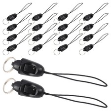 100 Pcs Cell Phone Strap Charm Lanyard Badge Lanyards for Keychain