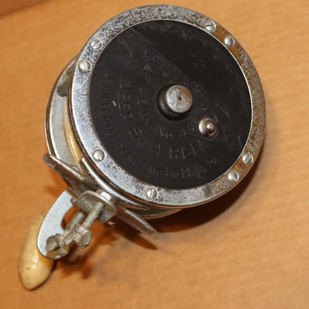 Penn Super Mariner No. 49 Deep Sea Vintage Fishing Reel Gt2