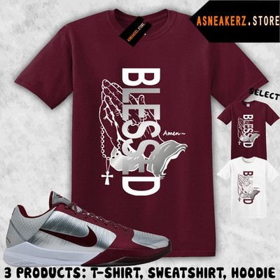 Shirt Match KB 5 Protro Lower Merion Aces Sneaker Matching Blessed Hands T-Shirt