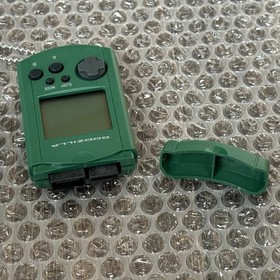 Sega Dreamcast Godzilla Green VMU Visual Memory Unit + Dust Cover HKT-7000 Japan