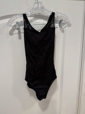 Mirella women  s size small leotard black