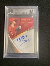 BGS 8.5 2018 Panini Shohei Ohtani Immaculate Signatures GOLD On Card Auto RC /49