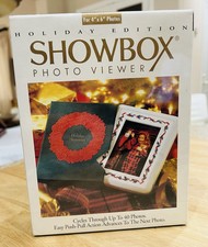 Vintage Showbox Photo Viewer Frame 3.5"x5" Push Pull to change Photos SEALED