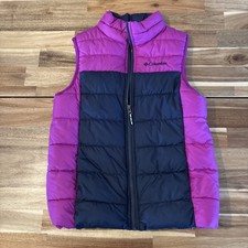 Columbia Kids  Puffer Vest Size M 10/12 Regular Fit
