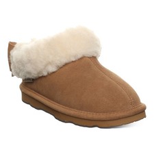 Bearpaw Delanie Youth Cozy Slip-on Slippers Hickory - 5 Medium
