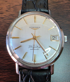 Longines Flagship automatic Kaliber 345 mit Gold Medaillon