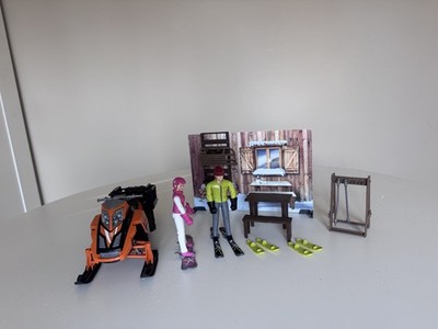 Bruder bworld Mountain Hut with Snowmobile (63102)