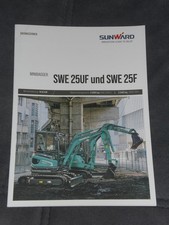 Sunward Mini Excavator SWE25UF Brochure (26216)