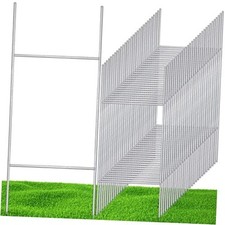 Pcs H Stakes for Yard Signs 30'' x 10'' Metal Heavy Duty H Frame Wire 100