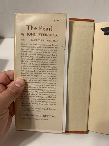 1947 “The Pearl” John Steinbeck 2nd Printing - Picture 5 of 14