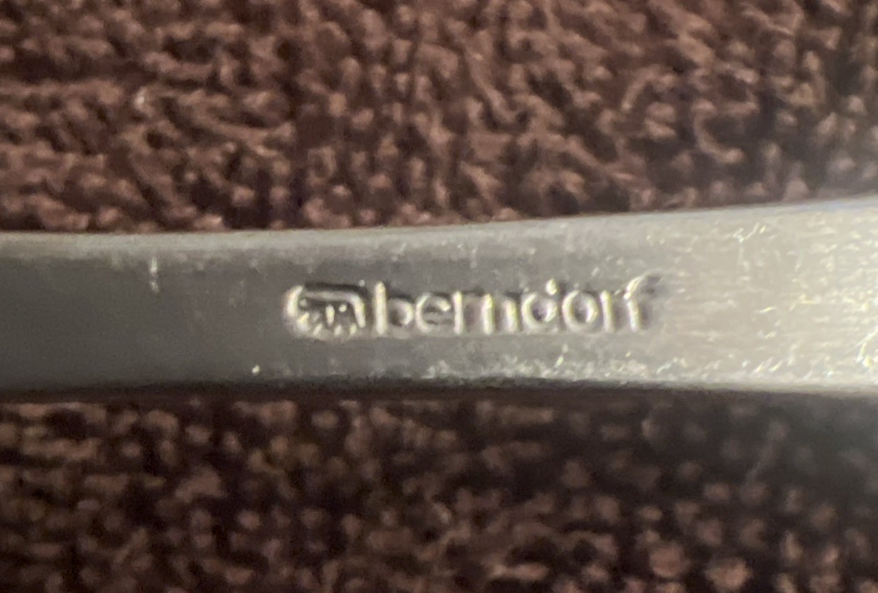 4-Berndorf Cocktail Fork 5 7/8” Vintage Rare  Korea