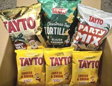 TAYTO Cheese n Onion Potato Crisps Christmas Gift Present Hamper Snack Party Box
