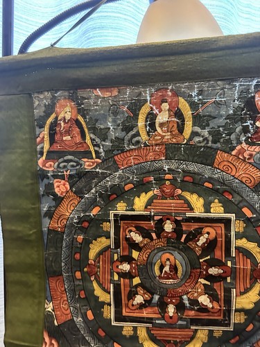 original indisches buddhistisches Gemälde - Bild 2 von 8