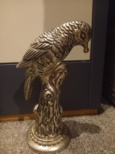 Metal Unidetified Bird Statue Decor Rare Vintage Item Collectablr