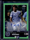 2023 Topps Chrome MLS Talles Magno Auto Neon Green Refractor #55/99