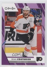 2023-24 O-Pee-Chee Purple Border 19/49 Sean Couturier #306 01ks
