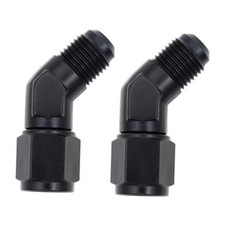 2 Pcs Female to Male Flare 45 Degree Swivel Fitting 8AN 45 Degree-2 PCS
