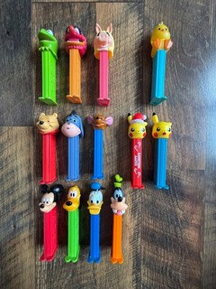 PEZ Dispensers Lot of 13 Disney/The Muppets/Pokemon etc