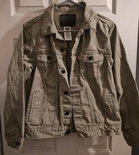 Levi's Boys' Denim Jacket XL 13 to 15 Years- Light Grey Pre-owned
