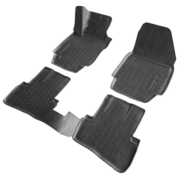 3D Gummi Fussmatten Passend FüR Renault Captur 3D (2013)-image