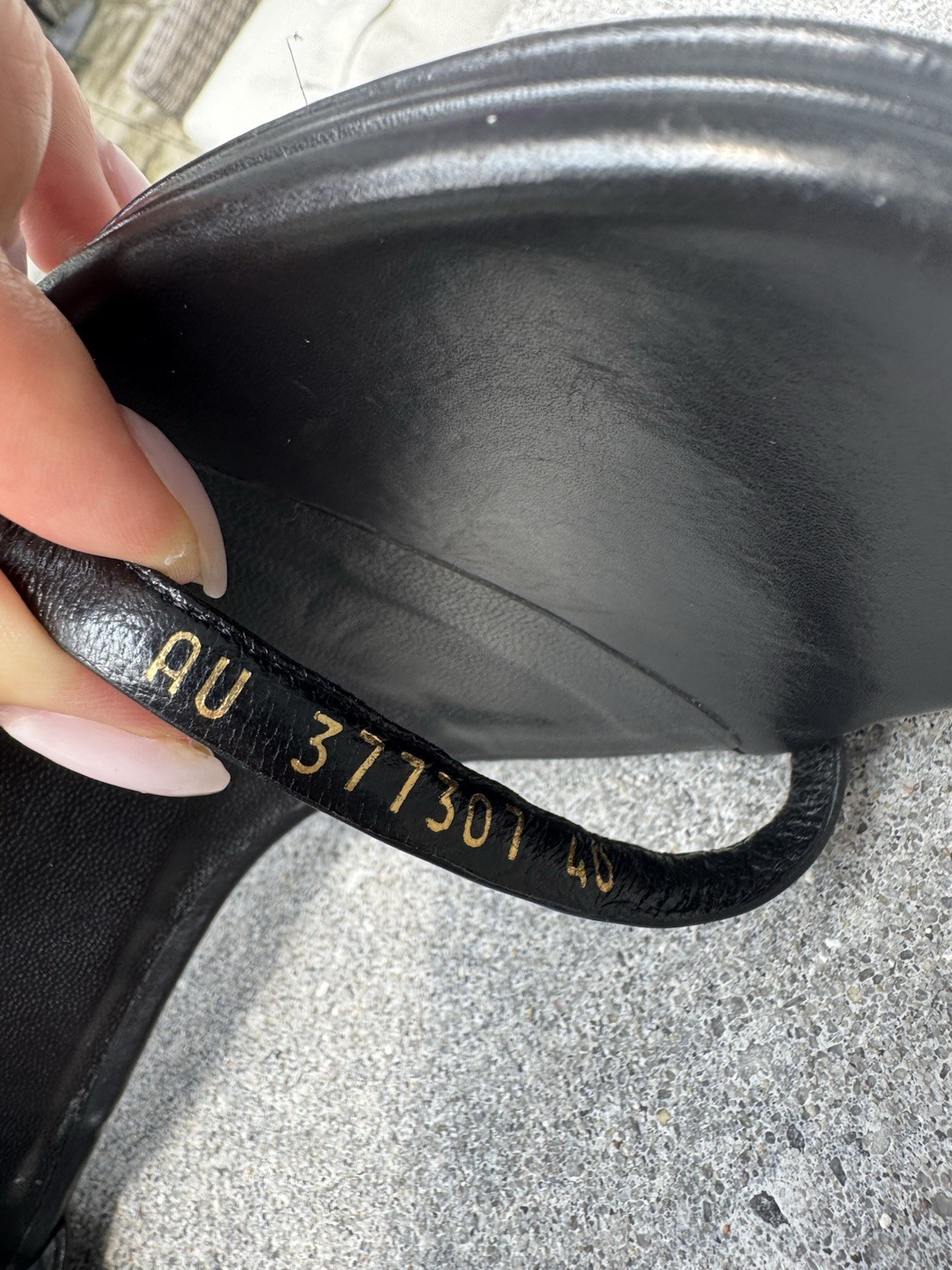 Saint Laurent tacchi alti con borchie taglia 40