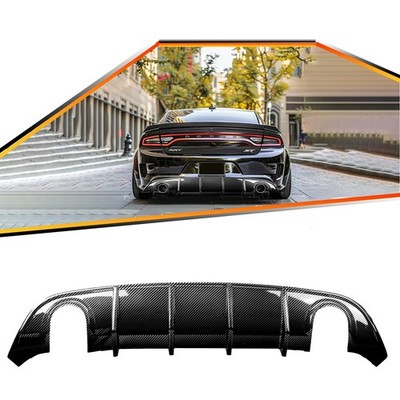 Rear Diffuser for 2015-2023 Dodge Charger Non-Widebody Models Carbon Style