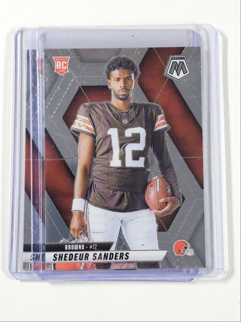 [2] SHEDEUR SANDERS 2025 MOSAIC ROOKIE VARIATION FOOTBALL #290 RC Q4856