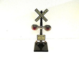 MARX 423 FLASHING TWIN LIGHT CROSSING SIGNAL