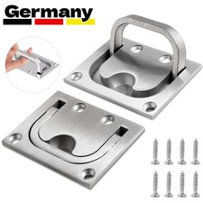 2x Einlassgriff Bodenheber Griff Lukenheber Marinegriff Lukengriff Deckelgriff
