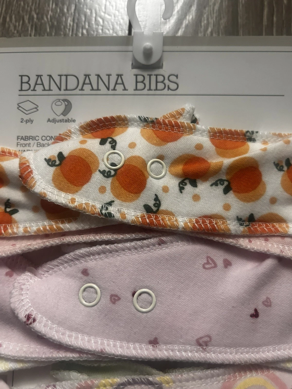 Bon Dormir bandana bibs, 8-pack