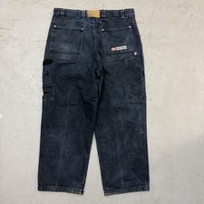 Vintage Ecko Unltd. Baggy Denim Jeans 38x30 90s Y2K Wide Leg Hip Hop Rap Echo