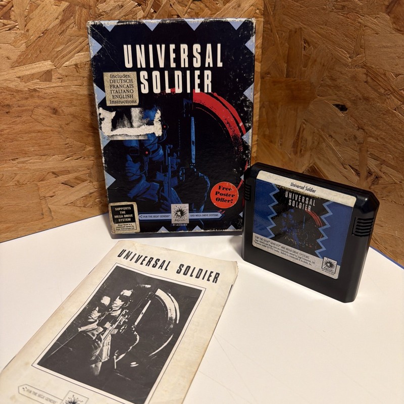 Universal Soldier Sega Mega Drive. Complete. Tested. VGC.⭐️