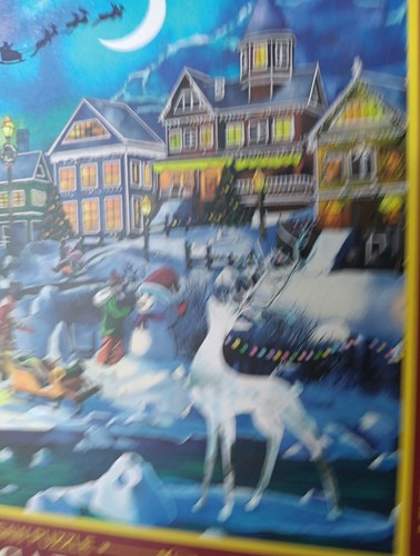 Adventskalender 2025 Puzzle 1008 Teile 24 Tage Weihnachten blau - Bild 4 von 7