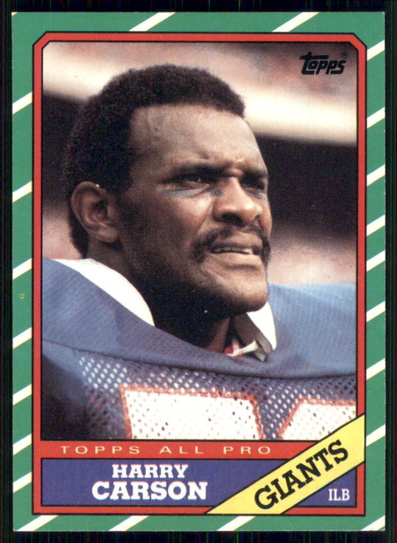 1986 Topps #152 Harry Carson