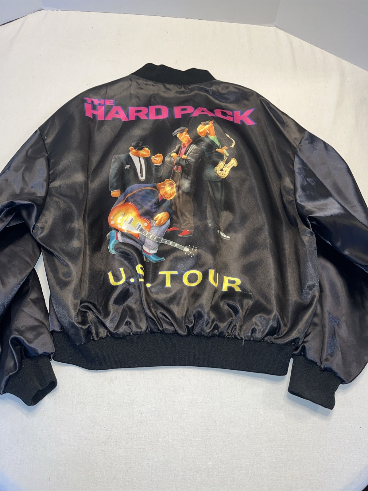 Joe Camel Vintage 90s The Hard Pack Swingster Jacket US Tour Size XL Black