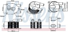 &Ouml;lk&uuml;hler, Automatikgetriebe wassergek&uuml;hlt Aluminium 91508 NISSENS f&uuml;r CITRO&Euml;N DS