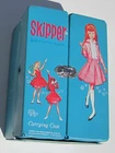 Skipper Barbie's Sister 1964 Doll Carrying Case BLUE W/ Accessory Boxes Vintage