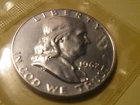 1962 Philadelphia Franklin Proof Half 90% Silver Dollar
