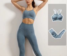 Women's Leggings  Sports Bra Set Size L