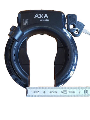 AXA Defender RL Rahmenschloss, schwarz, inkl. Abdeckkappen